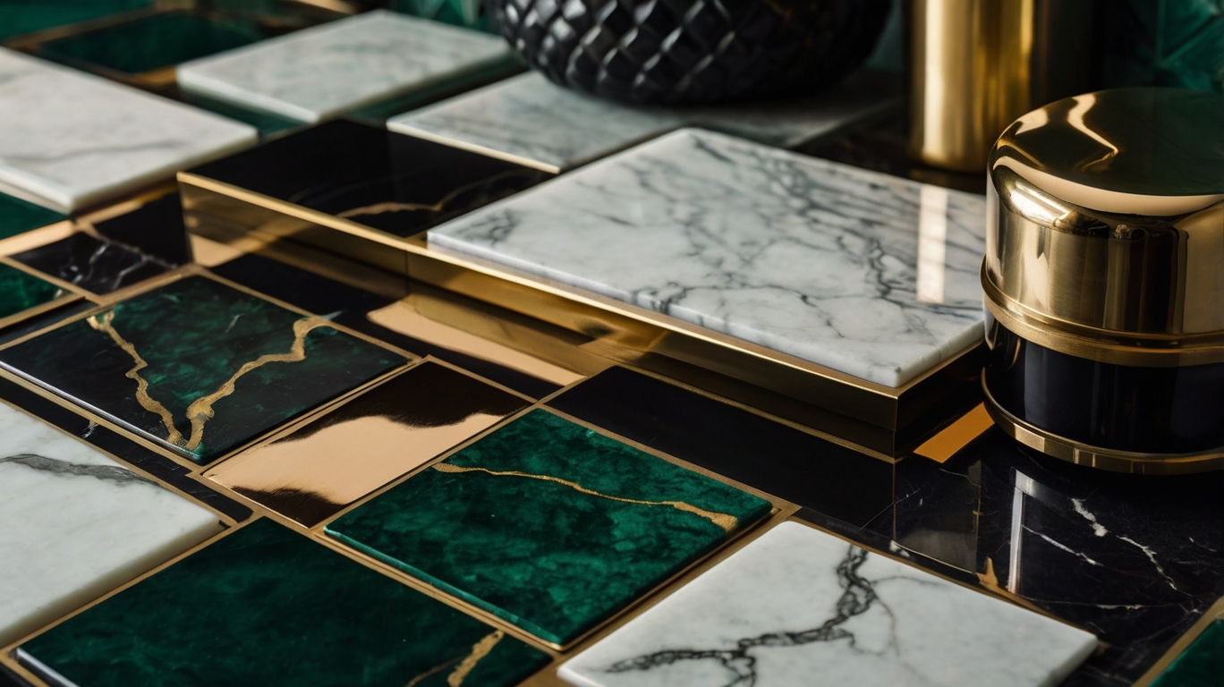 Mayhem-style layered interior materials