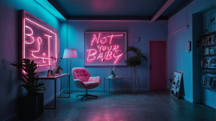 Inspired by Sabrina Carpenter neon not your baby